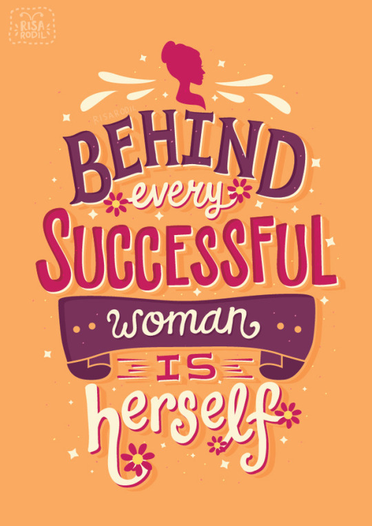 Tumblr Risa Rodil Poster Successful Woman Herself